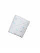 Couverture 100% coton imprimée oiseau CPCOTI