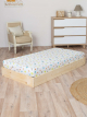 Drap housse coton imprimé empreinte JERSEY